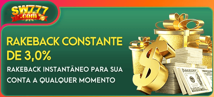 Bônus e prêmios SW777